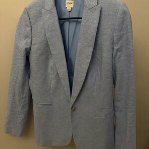 J. Crew Light Blue Linen Women’s Blazer